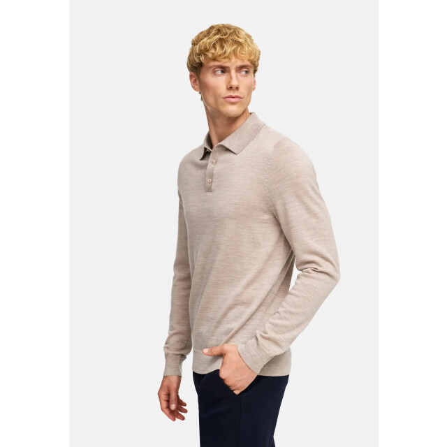 Kronstadt Ks35012 ksjohannes merino polo 039 sand mix KS35012 large