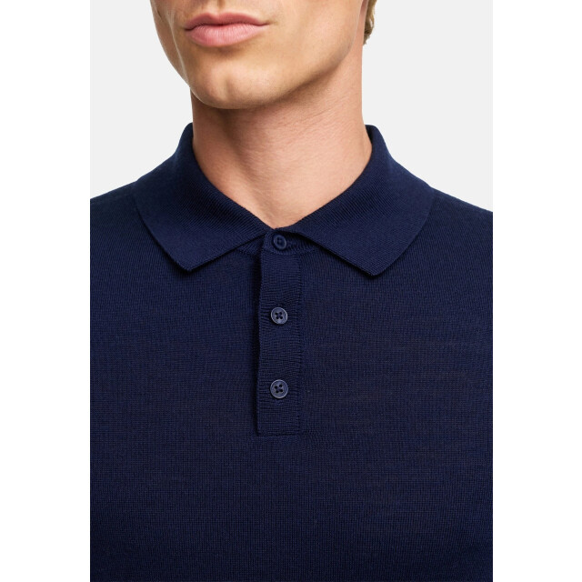 Kronstadt Ks35012 ksjohannnes merino polo knit 469 sky captain KS35012 large