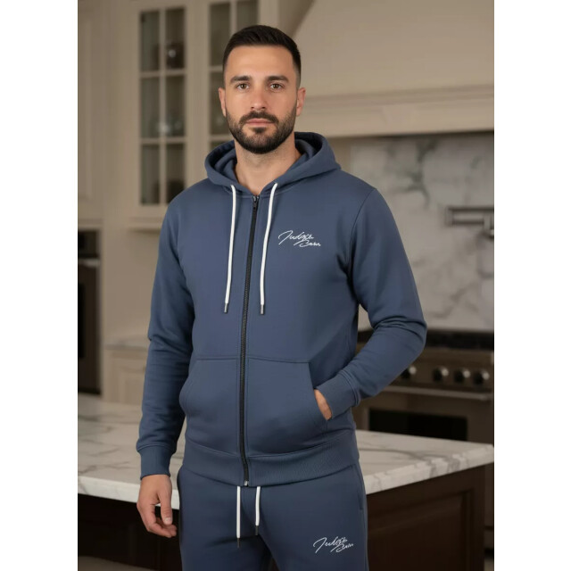 Indigo Denim Denim joggingpak heren navy airforce rits ID058-1-1 large