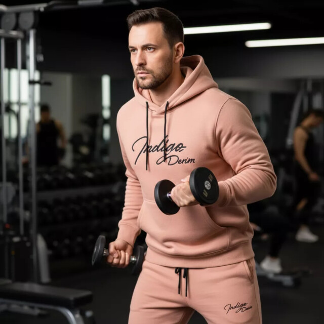 Indigo Denim Denim joggingpak heren dames - ID059-1-1-1 large