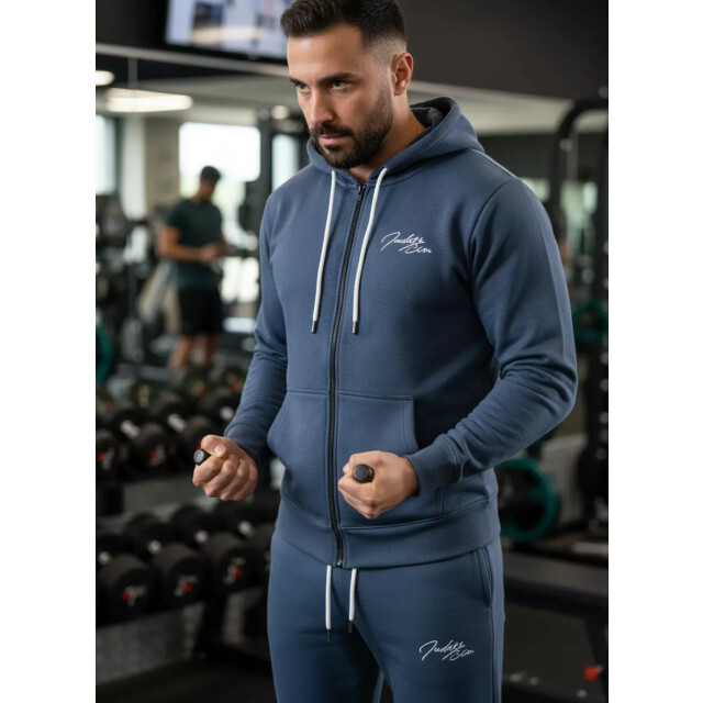 Indigo Denim Denim joggingpak heren navy airforce rits ID058-1-1 large