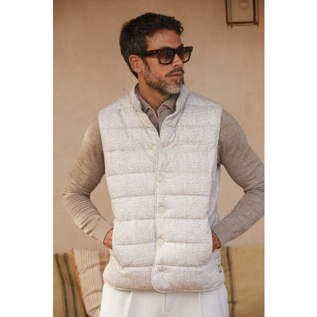 Blue Industry Gedessineerde bodywarmer | BWS24-M1 large