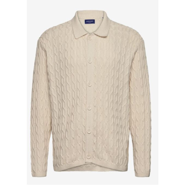Jack & Jones Jorwinter knit cable polo styd aw24 12277987 large