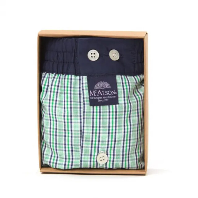 Mc Alson Checkered green & grey M4003 large