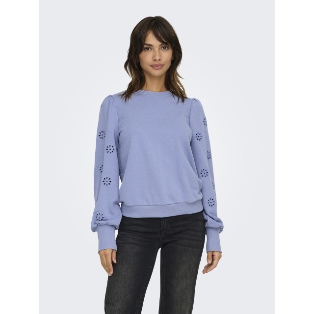 Only onlfemme l/s puff embroidery ub swt 15315687 tempest 06721.615.0013 large