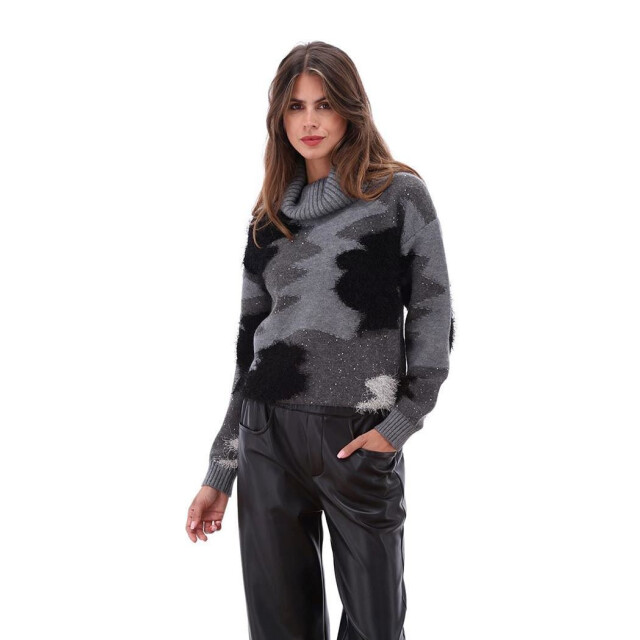 K-Design Pull over b862- B862-grey large