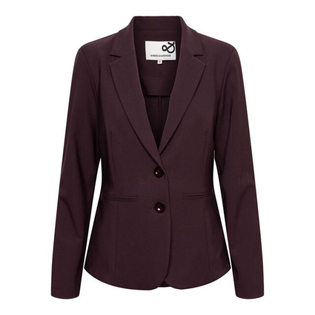 &Co Woman Presley blazer - PRESLEY-AUBERGINE large