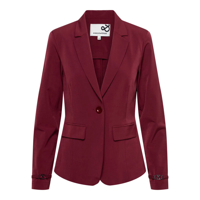 &Co Woman Presley blazer - PRESLEY-WINE RED large