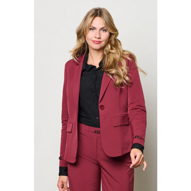 &Co Woman Presley blazer - PRESLEY-WINE RED large
