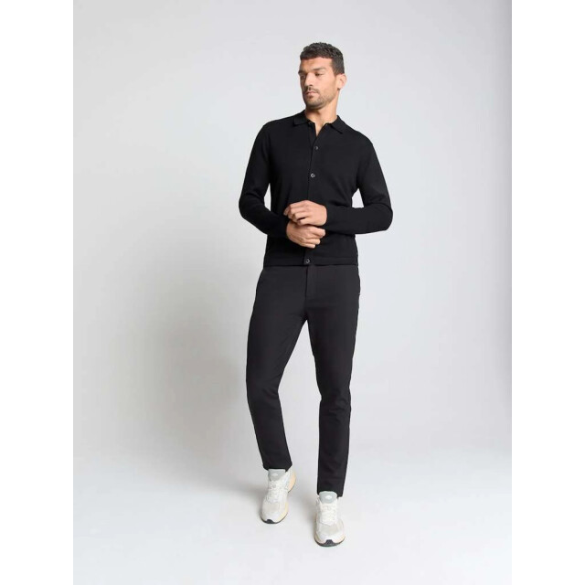 No Excess Pullover full button polo black 29210726-020 large