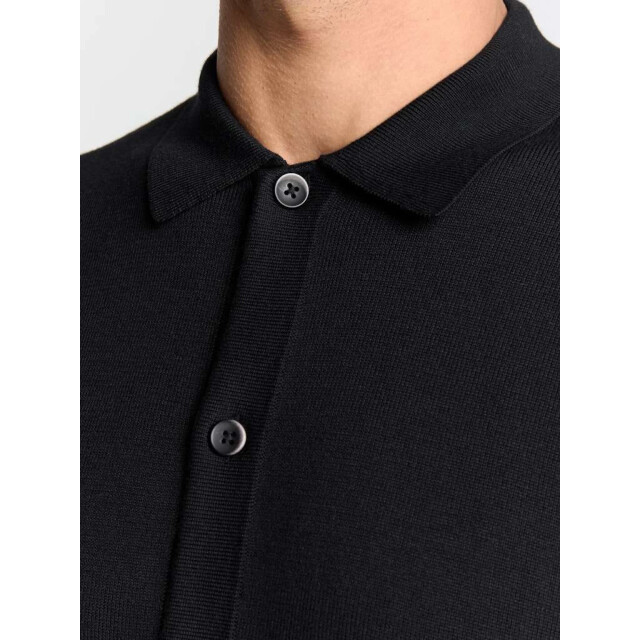 No Excess Pullover full button polo black 29210726-020 large