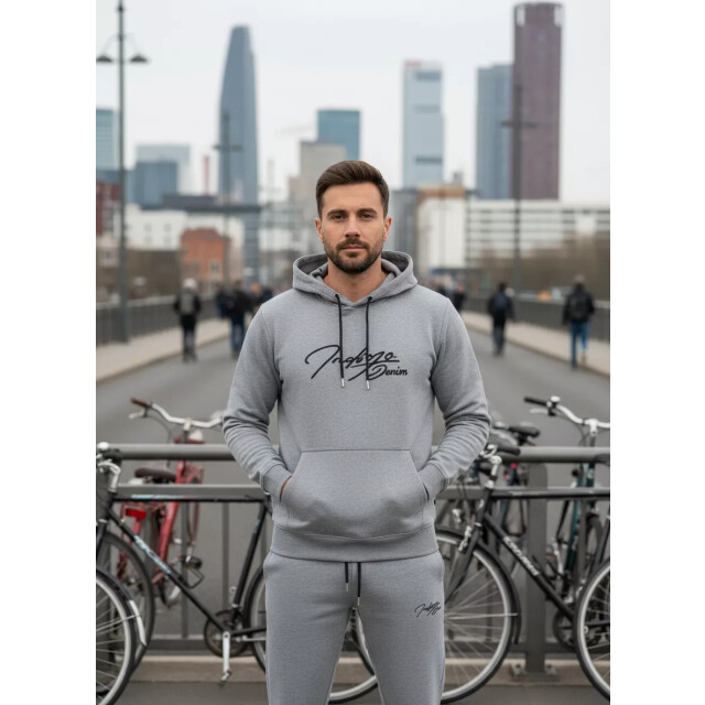 Indigo Denim Denim joggingpak heren licht ID052 large