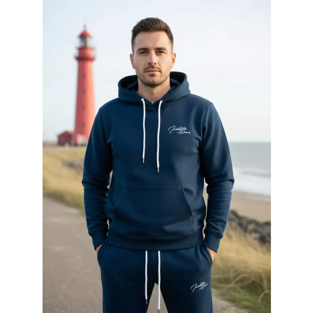 Indigo Denim Denim joggingpak heren navy pagent ID051 large