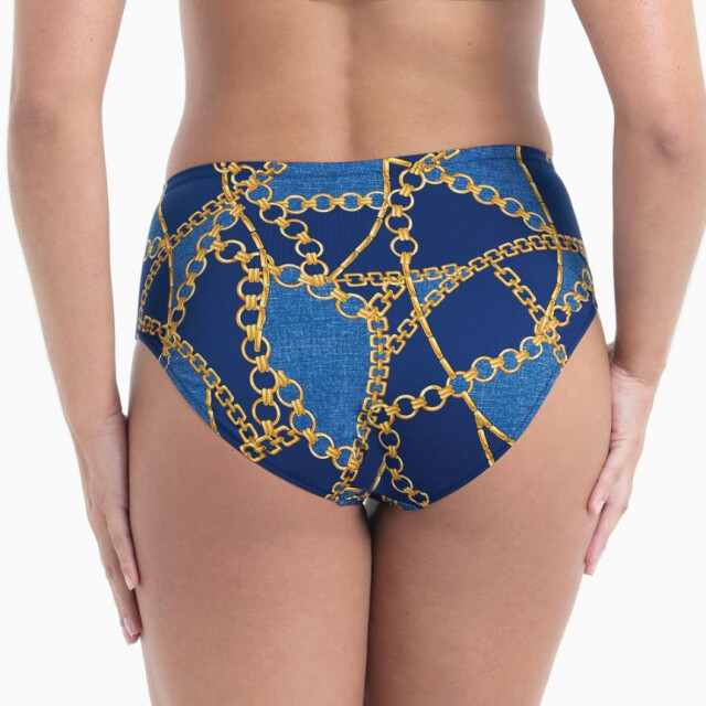 Rosa Faia Sea chains bikini slip 8795-0 312 blue denim 10285495484757 large