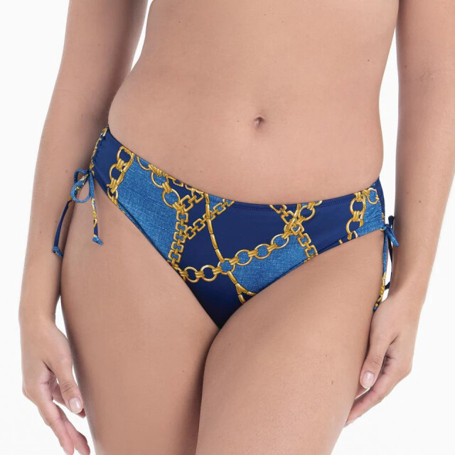 Rosa Faia Sea chains bikini slip 8785-0 312 blue denim 10285494436181 large