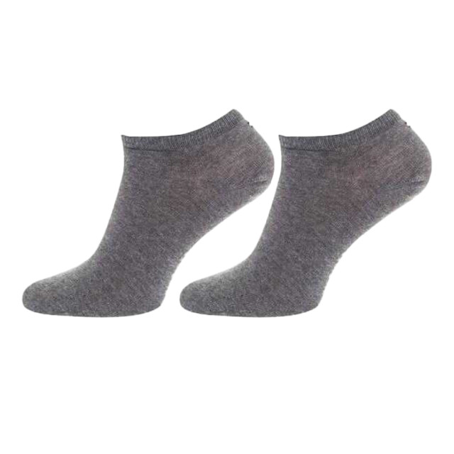 Tommy Hilfiger Effen enkelsokken heren (set van 2) UTNA616_grey large