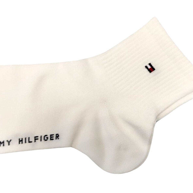 Tommy Hilfiger Heren contrast gestreepte enkelsokken (set van 2) UTNA1080_bluewhite large