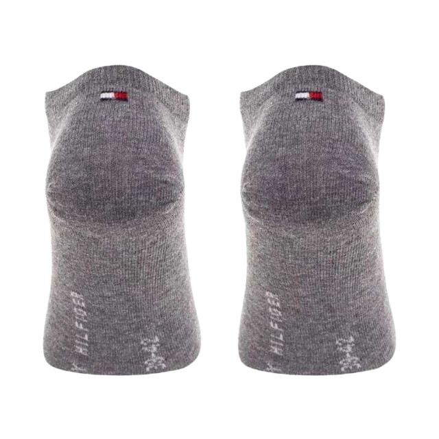 Tommy Hilfiger Effen enkelsokken heren (set van 2) UTNA616_grey large