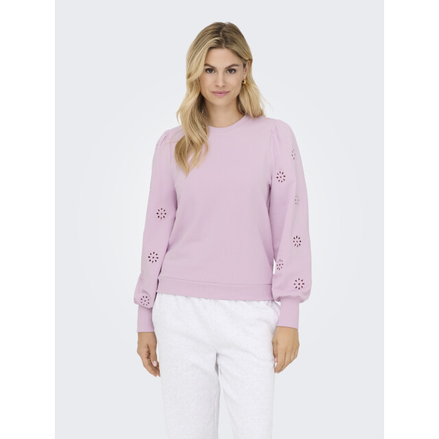 Only Onlfemme l/s puff embroidery ub swt 15315687 large