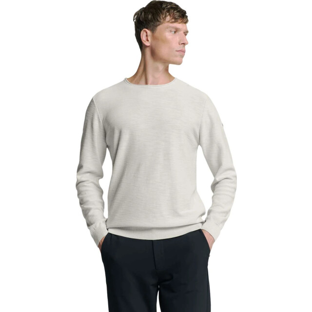 No Excess Pullover crewneck garment dyed + st chalk 27210101SN-017 large