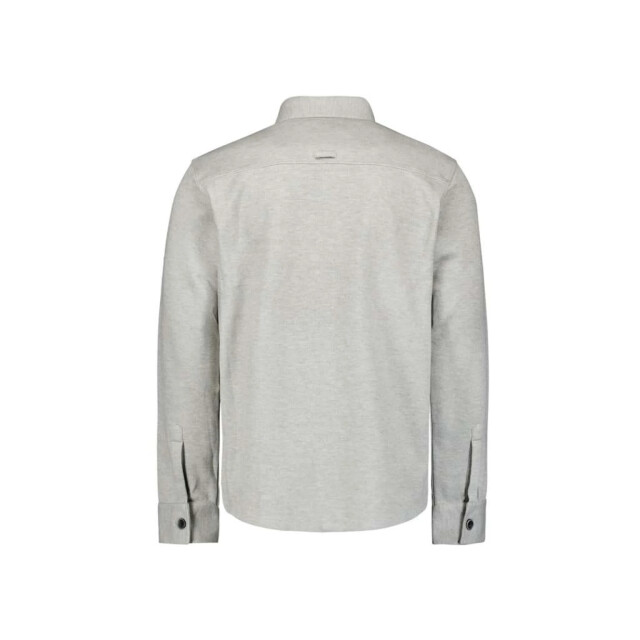 No Excess Overshirt button closure sweat grey melange 27580103-102 large