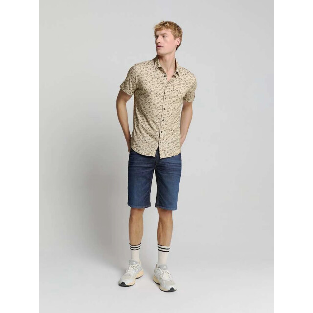 No Excess Shirt short sleeve jersey allover p sand 28440414-015 large
