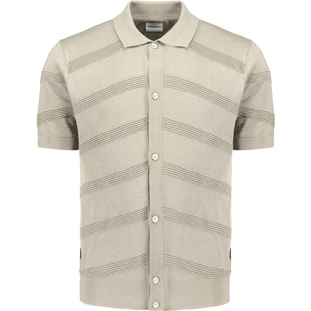 No Excess Pullover short sleeve full button p cement 27210271-122 large