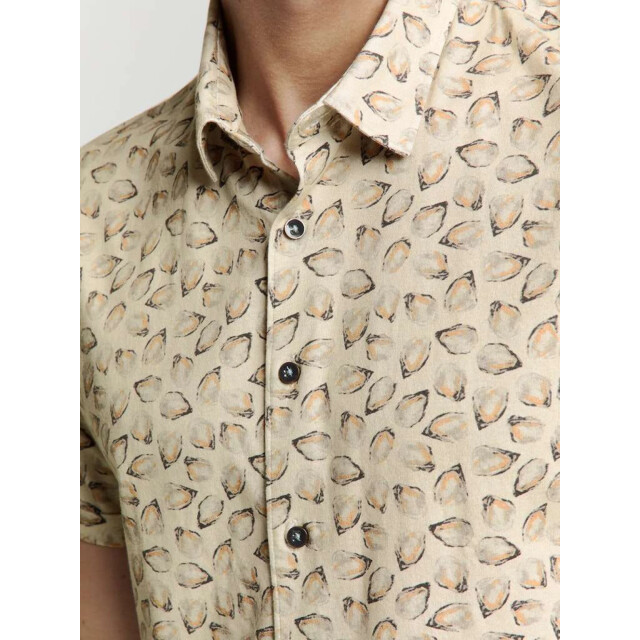 No Excess Shirt short sleeve jersey allover p sand 28440414-015 large