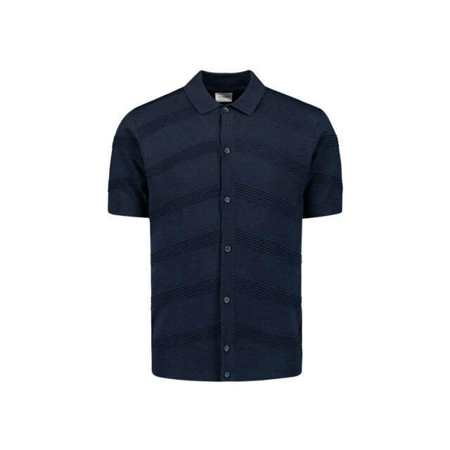 No Excess Pullover short sleeve full button p deep blue 27210271-096 large