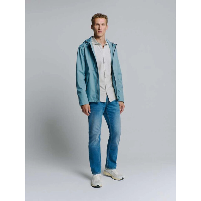 No Excess Shirt jersey melange stretch chalk 27410180-017 large