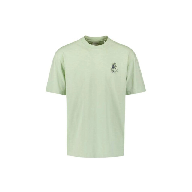 No Excess T-shirt crewneck slub placed prints mint 27350309-058 large