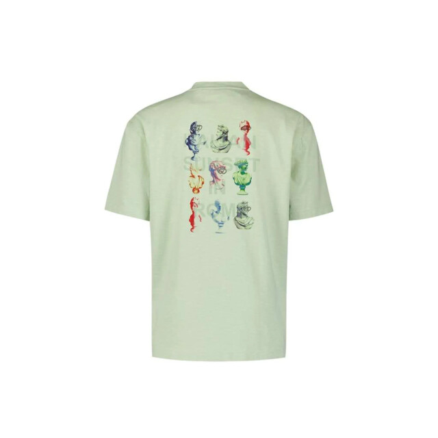 No Excess T-shirt crewneck slub placed prints mint 27350309-058 large