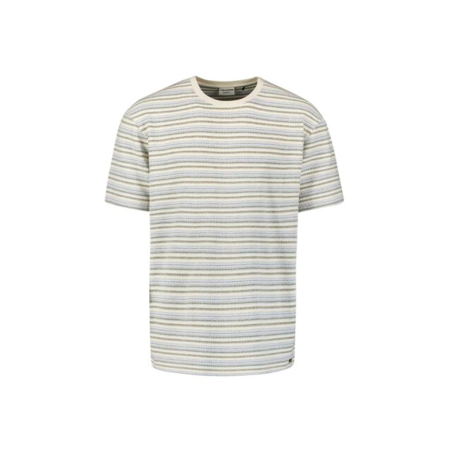 No Excess T-shirt crewneck multi coloured jac deep blue 27360378-096 large