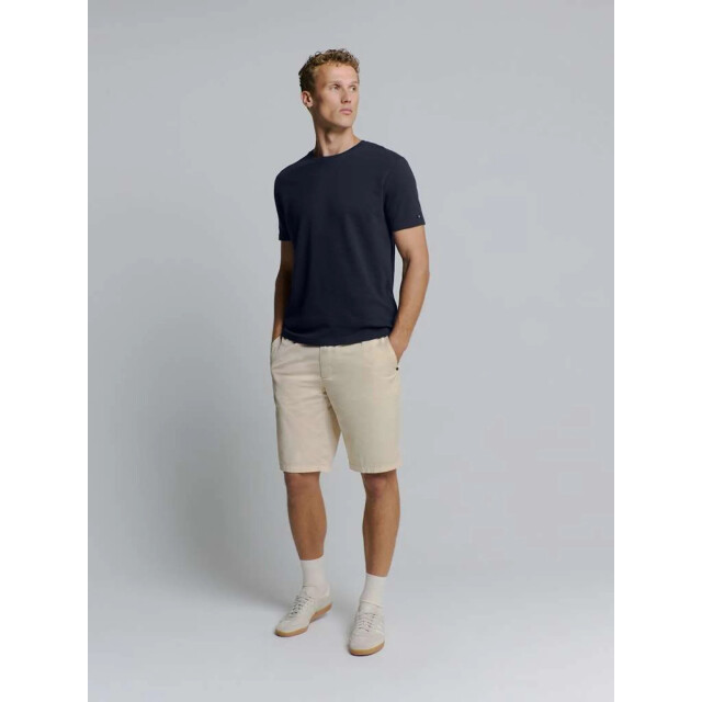 No Excess T-shirt crewneck solid relief jacqu deep blue 27350307-096 large