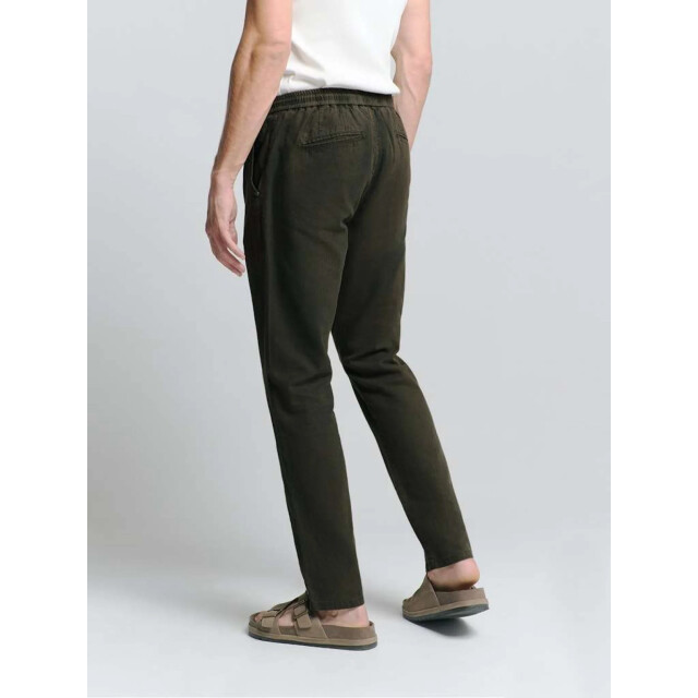 No Excess Pants with linen garment dyed motorblack 277140311-025 large