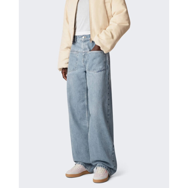 Axel Arigato Dames dice t-toe sneaker F3626004-Light Beige/Dark Tan large