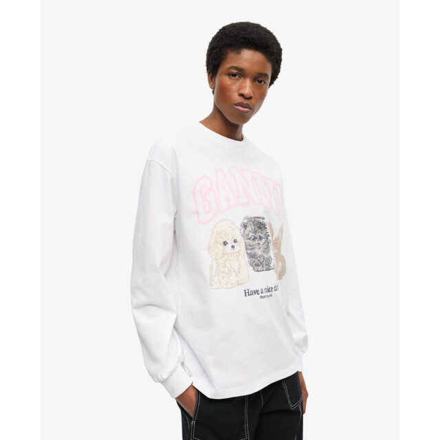 Ganni T-shirt lm - 80017461 large