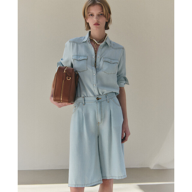 Semicouture Broeken y30 blauw 80016674 large