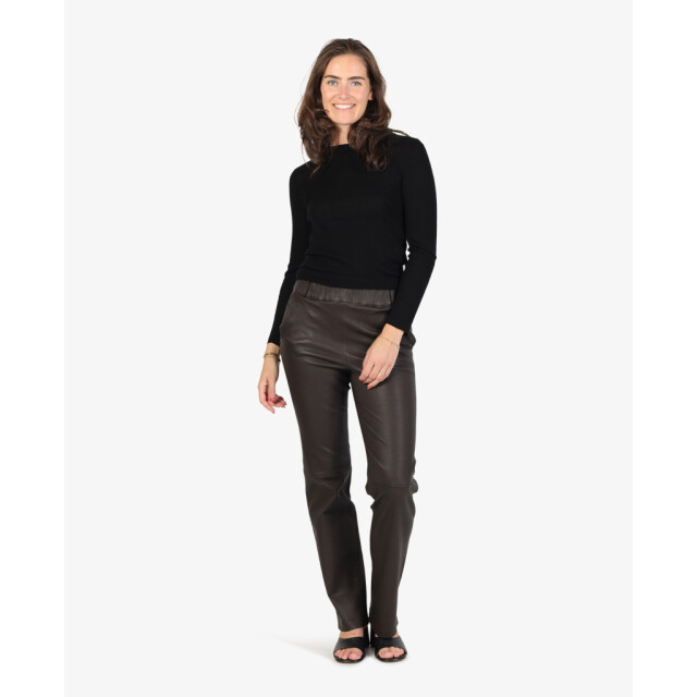 Studio AR Leren pantalon - 80014861 large