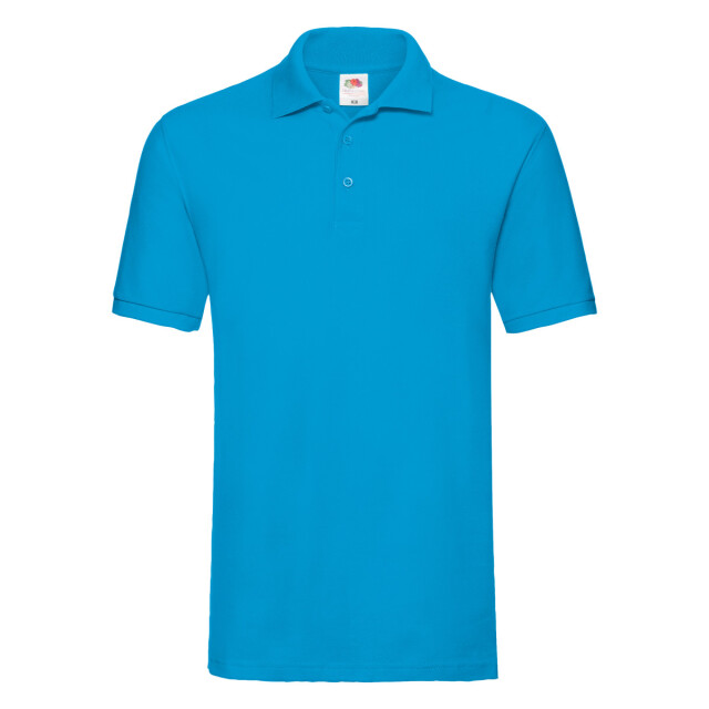 Fruit of the Loom Unisex premium poloshirt voor volwassenen UTLT1754_azureblue large