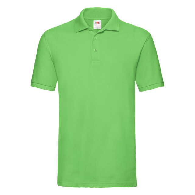 Fruit of the Loom Unisex premium poloshirt voor volwassenen UTLT1754_lime large