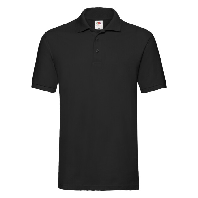 Fruit of the Loom Unisex premium poloshirt voor volwassenen UTLT1754_black large