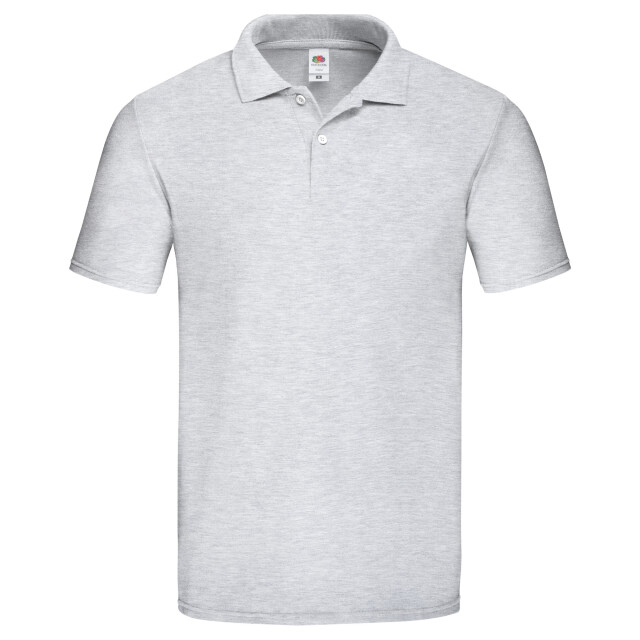 Fruit of the Loom Unisex adult original heather poloshirt UTLT1553_heathergrey large