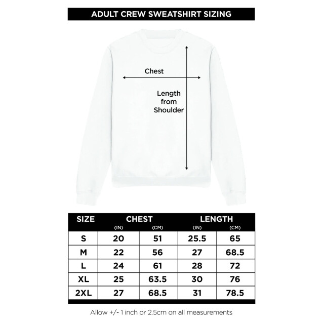 Disney Unisex volwassene verzegeld met een kus mickey & minnie mouse sweatshirt UTTV30510_white large