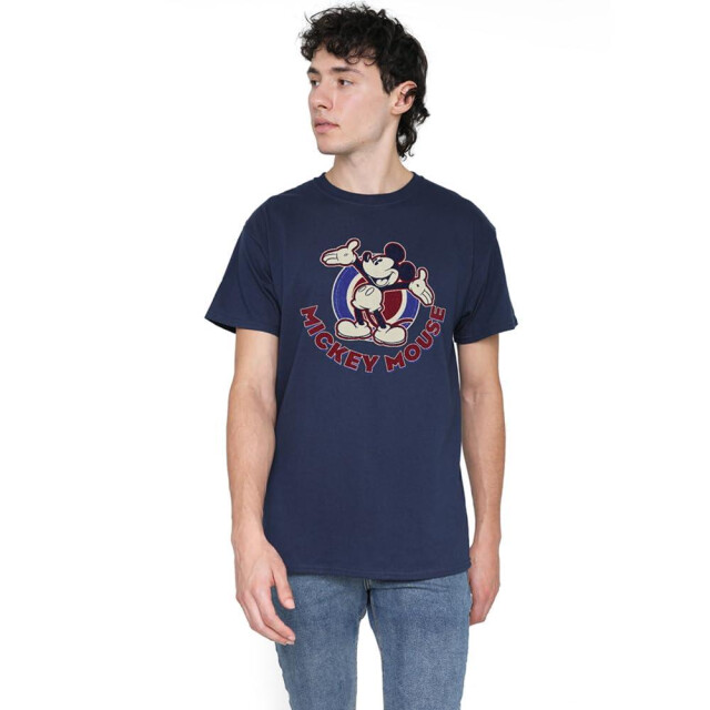 Disney Heren americana mickey mouse t-shirt UTTV5255_navy large