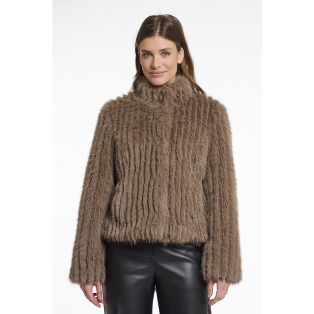 Rino & Pelle jacket with closure faith.7002511 toffee 06111.882.0014 large