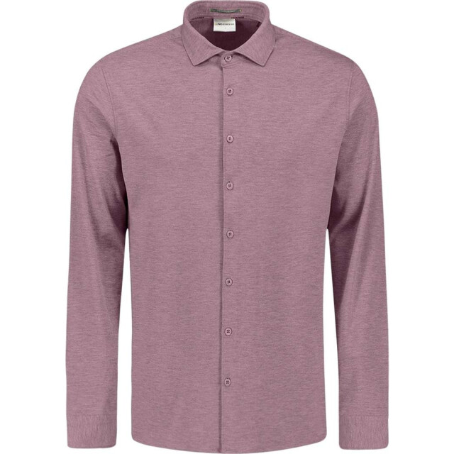 No Excess Shirt jersey melange stretch mauve 27410180-146 large