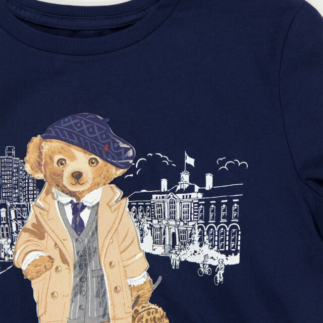 Ralph Lauren Kinder meisjes t-shirt in navy 2016604194067 large