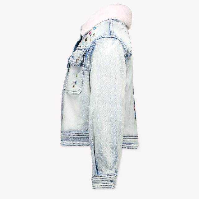 Monnalisa Kinder meisjes spijkerjassen in 2016604163391 large