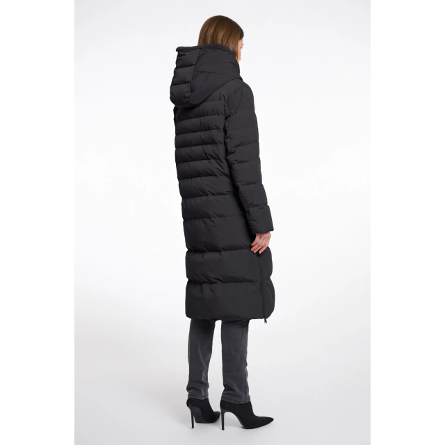 Rino & Pelle Keilafur.7002511 long padded hooded coat with faux fur black stone copy Keilafur.7002511 Black Black large